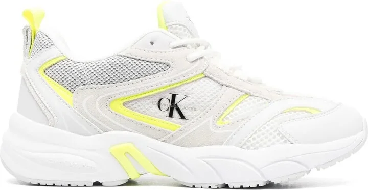 Panelled Leather Sneakers
