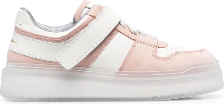 Panelled Leather Sneakers