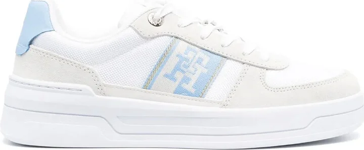 Panelled Leather Sneakers