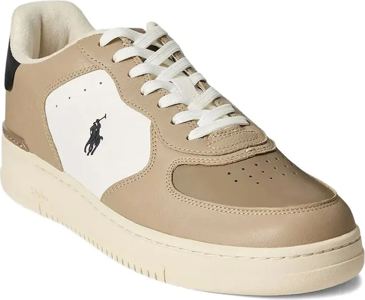 Panelled Logo Low-Top Sneakers - Image 2