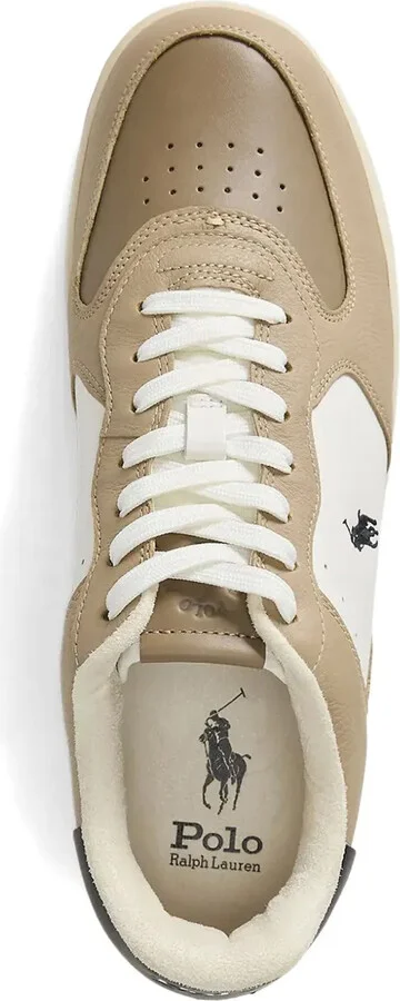 Panelled Logo Low-Top Sneakers - Image 4