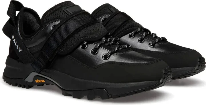 Panelled Logo-Print Sneakers - Image 2
