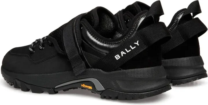 Panelled Logo-Print Sneakers - Image 3