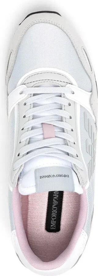 Panelled Logo-Print Sneakers - Image 4