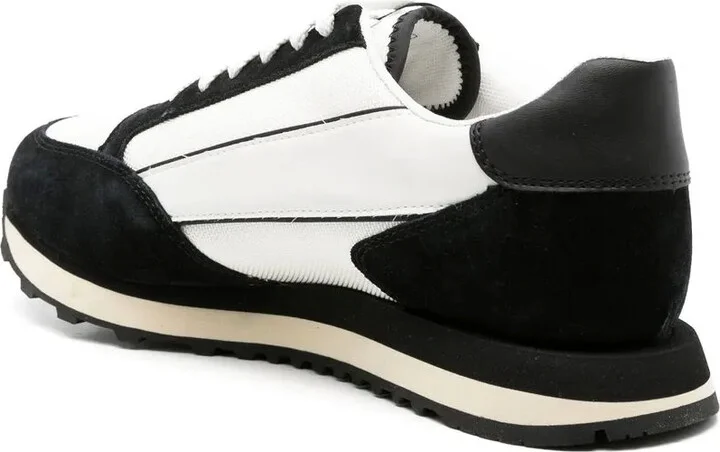 Panelled Logo-Print Sneakers - Image 3
