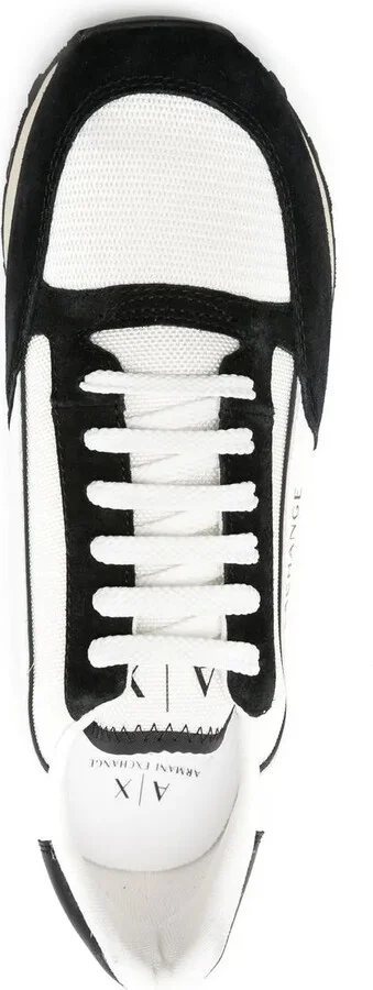 Panelled Logo-Print Sneakers - Image 4