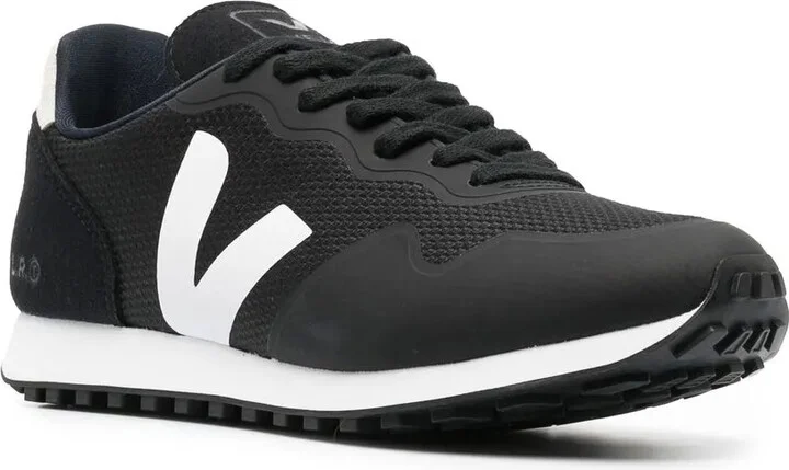 Panelled Low-Top Lace-Up Sneakers - Image 2