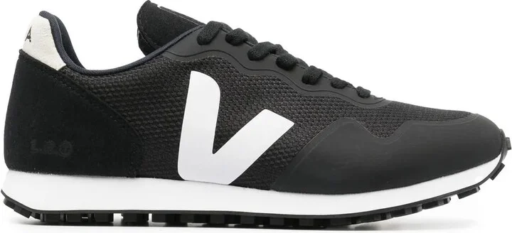 Panelled Low-Top Lace-Up Sneakers