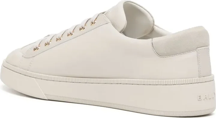 Panelled Low-Top Leather Sneakers - Image 3