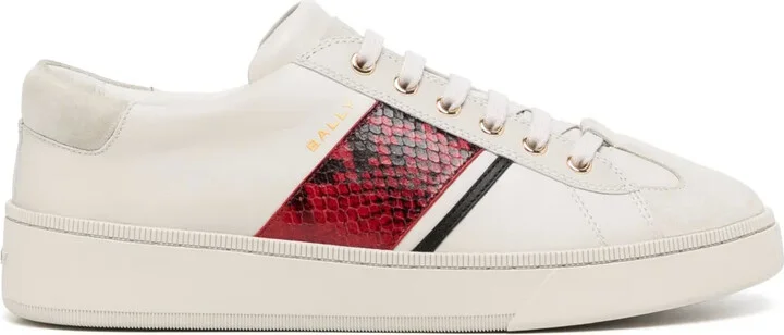 Panelled Low-Top Leather Sneakers