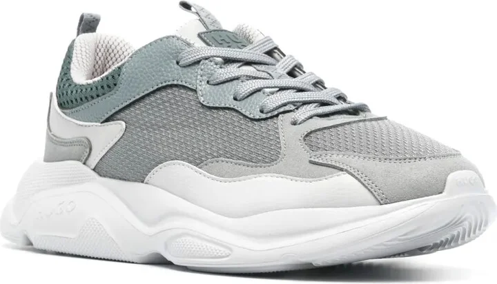 Panelled Low-Top Sneakers - Image 2