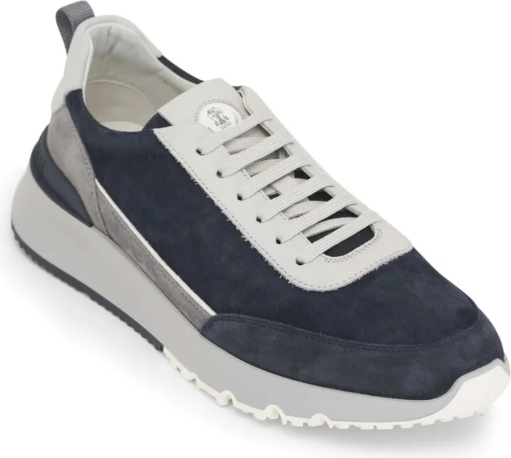 Panelled Low-Top Sneakers - Image 2