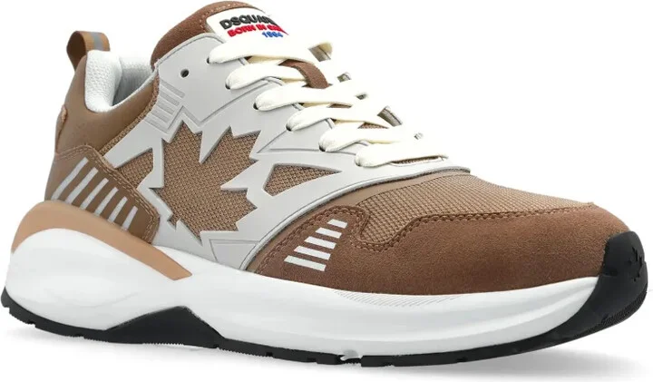 Panelled Low-Top Sneakers - Image 4