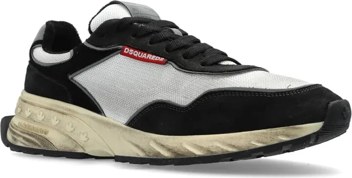 Panelled Low-Top Sneakers - Image 2