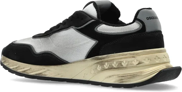 Panelled Low-Top Sneakers - Image 3