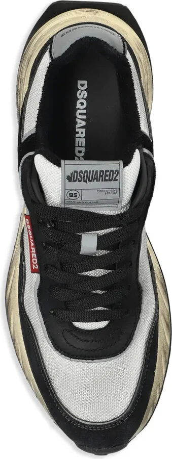Panelled Low-Top Sneakers - Image 4