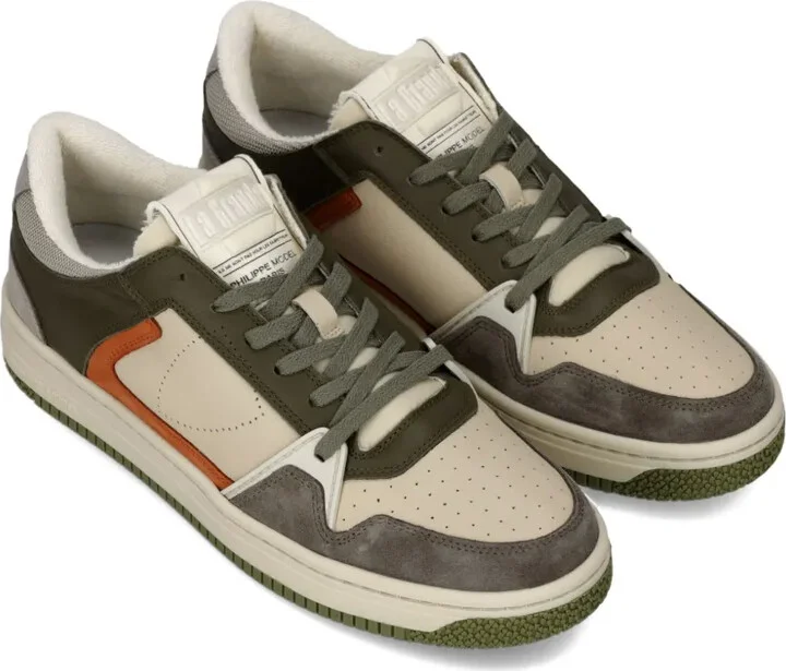 Panelled Low-Top Sneakers - Image 2