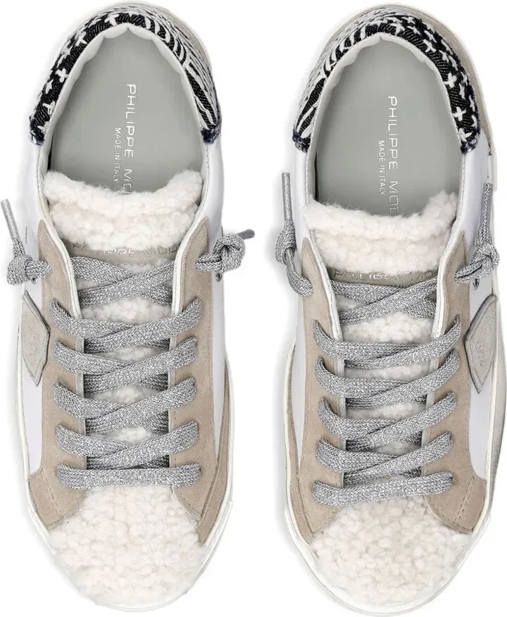 Panelled Low-Top Sneakers - Image 4