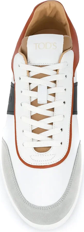 Panelled Low-Top Sneakers - Image 4