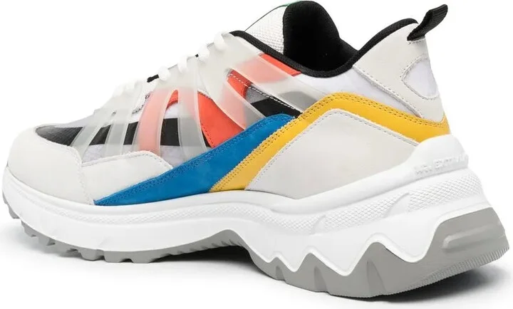 Panelled Low-Top Sneakers - Image 3