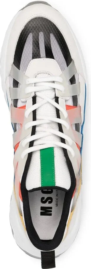 Panelled Low-Top Sneakers - Image 4