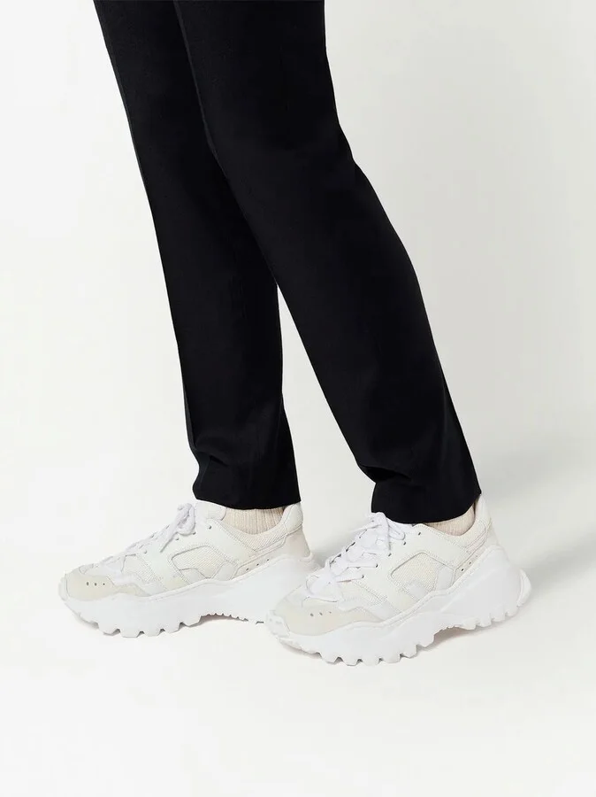Panelled Low-Top Sneakers - Image 4