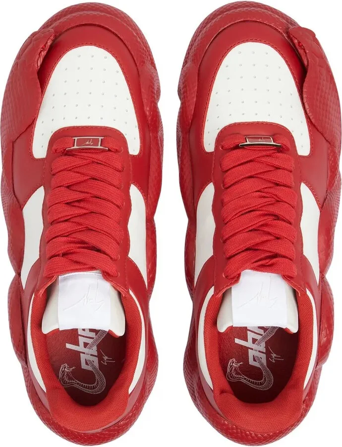 Panelled Low-Top Sneakers - Image 4