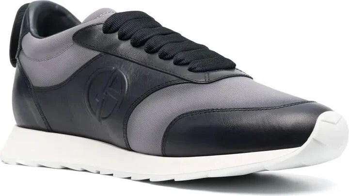 Panelled Low-Top Sneakers - Image 2