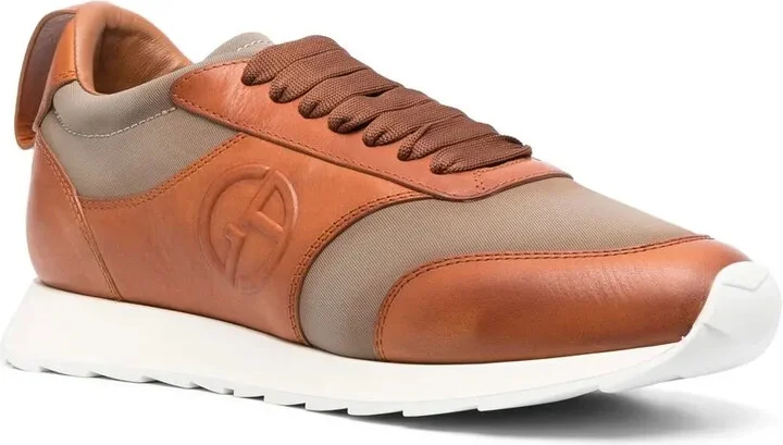 Panelled Low-Top Sneakers - Image 2
