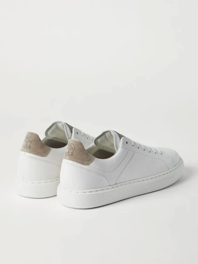 Panelled Low-Top Sneakers - Image 4
