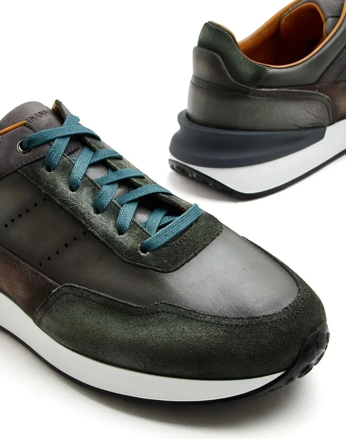 Panelled Low-Top Sneakers - Image 4