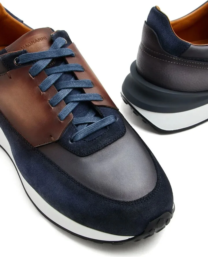 Panelled Low-Top Sneakers - Image 4