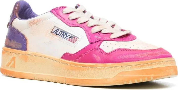 Panelled Low-Top Sneakers - Image 2