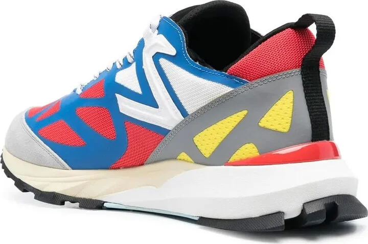 Panelled Low-Top Sneakers - Image 3