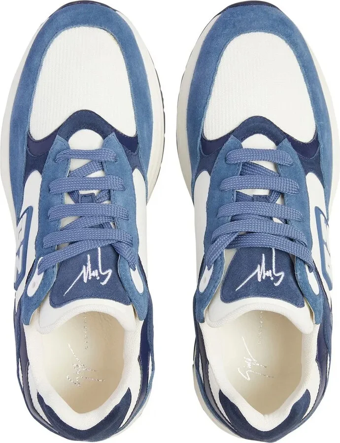 Panelled Low-Top Sneakers - Image 4