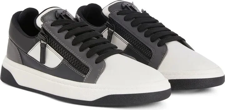 Panelled Low-Top Sneakers - Image 2