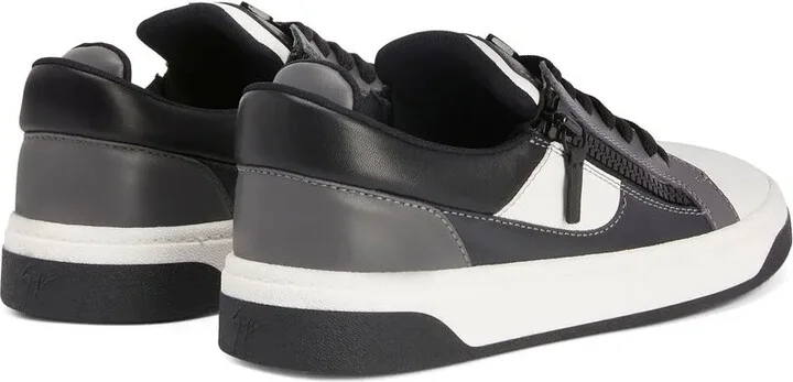 Panelled Low-Top Sneakers - Image 3