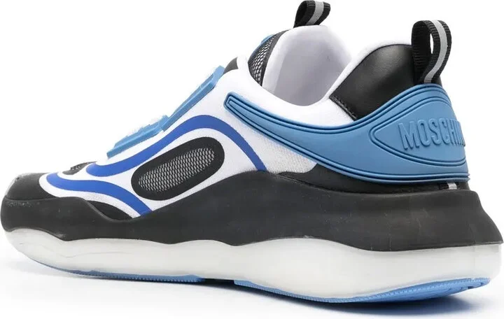 Panelled Low-Top Sneakers - Image 3