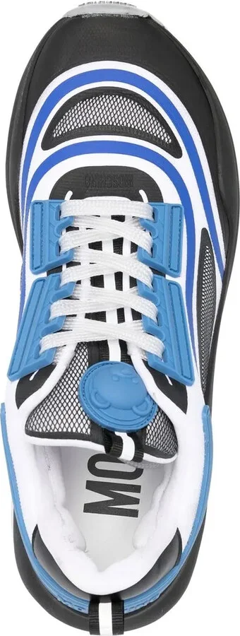 Panelled Low-Top Sneakers - Image 4