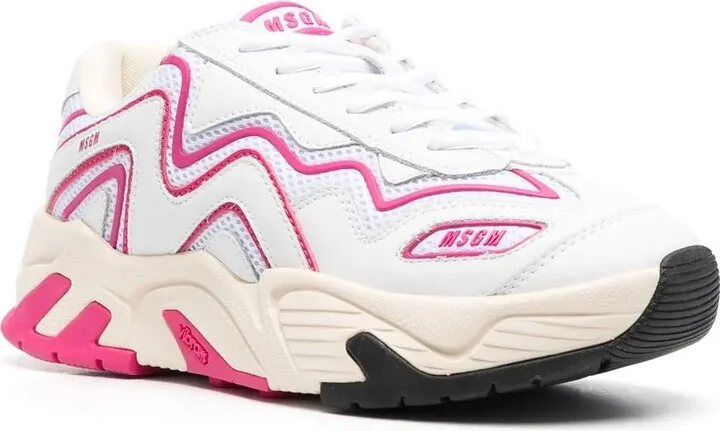 Panelled Low-Top Sneakers - Image 2