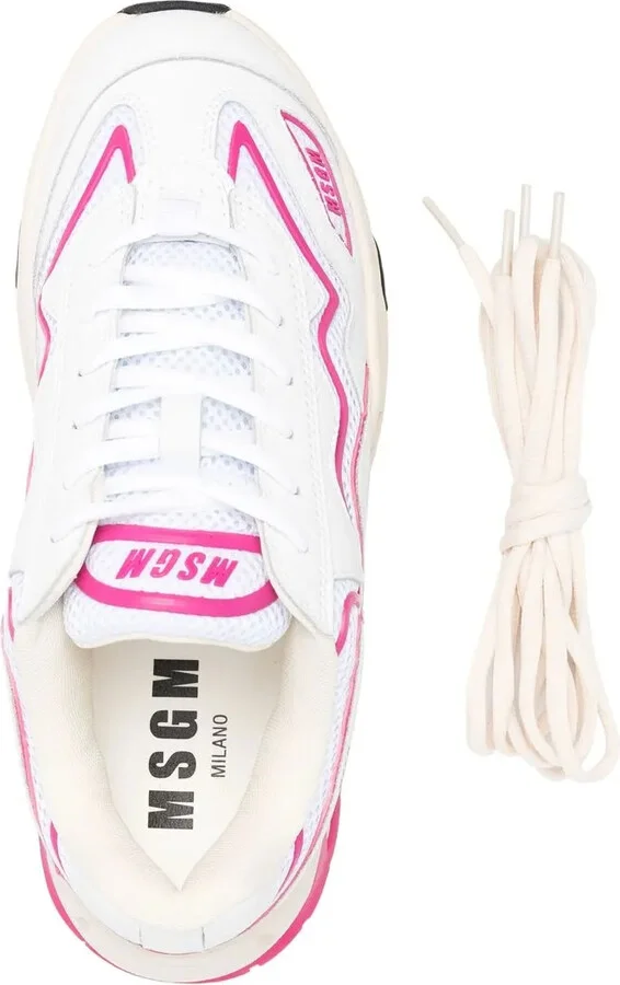 Panelled Low-Top Sneakers - Image 4