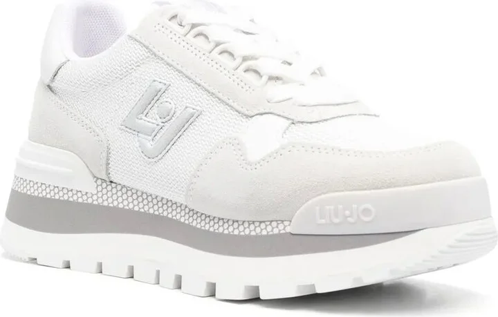 Panelled Low-Top Sneakers - Image 2
