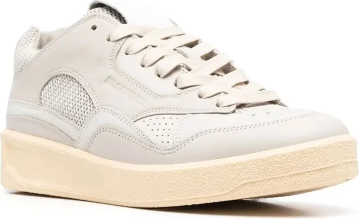 Panelled Low-Top Sneakers - Image 2