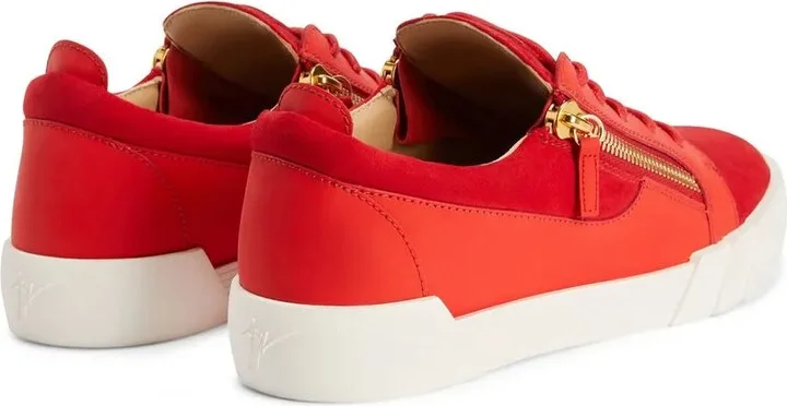 Panelled Low Top Sneakers - Image 2