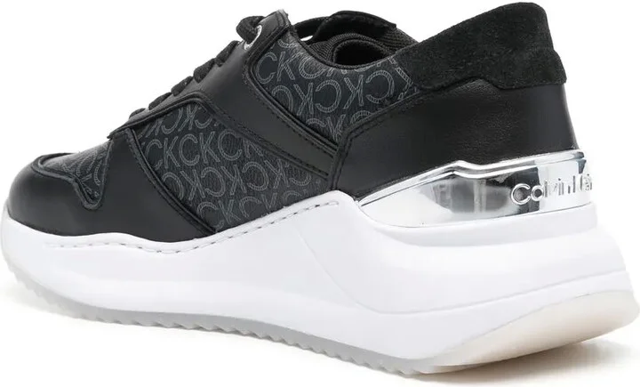Panelled Low-Top Sneakers - Image 3