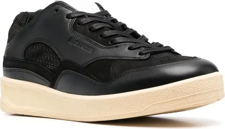 Panelled Low-Top Sneakers - Image 2