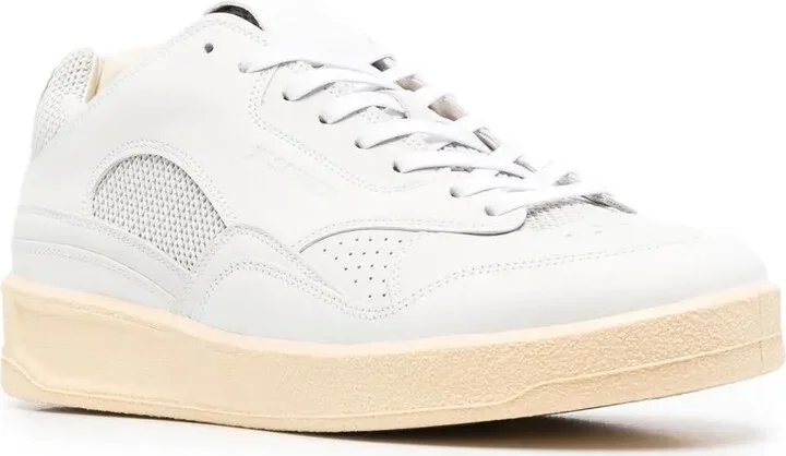 Panelled Low-Top Sneakers - Image 2
