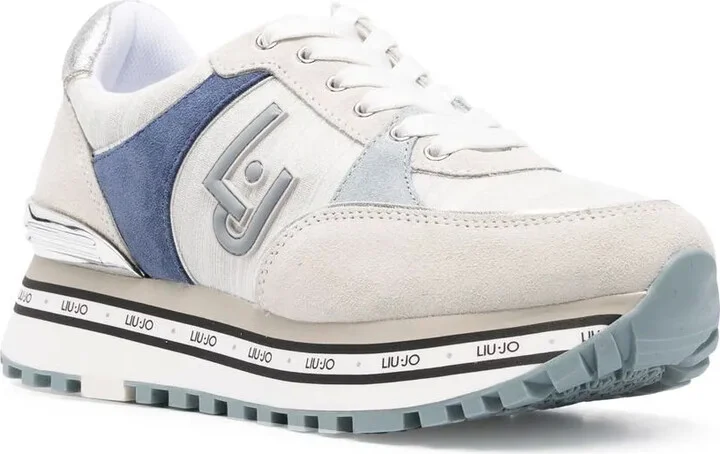 Panelled Low-Top Sneakers - Image 2