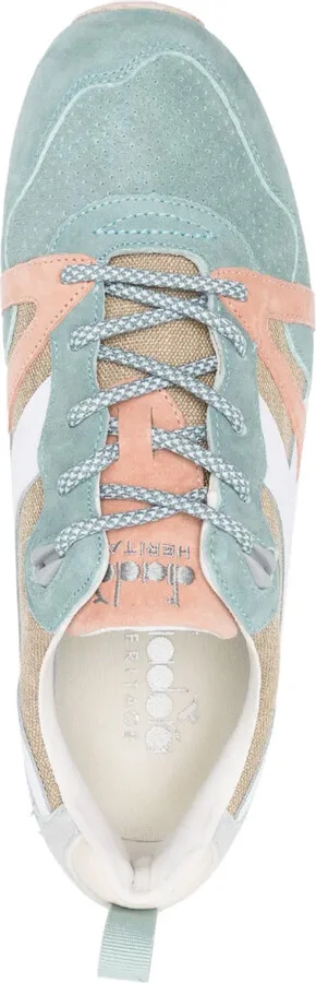 Panelled Low-Top Sneakers - Image 4