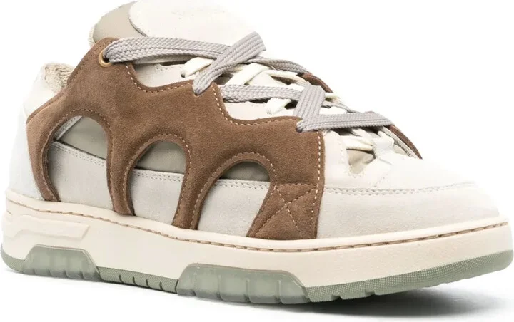 Panelled Low-Top Sneakers - Image 2